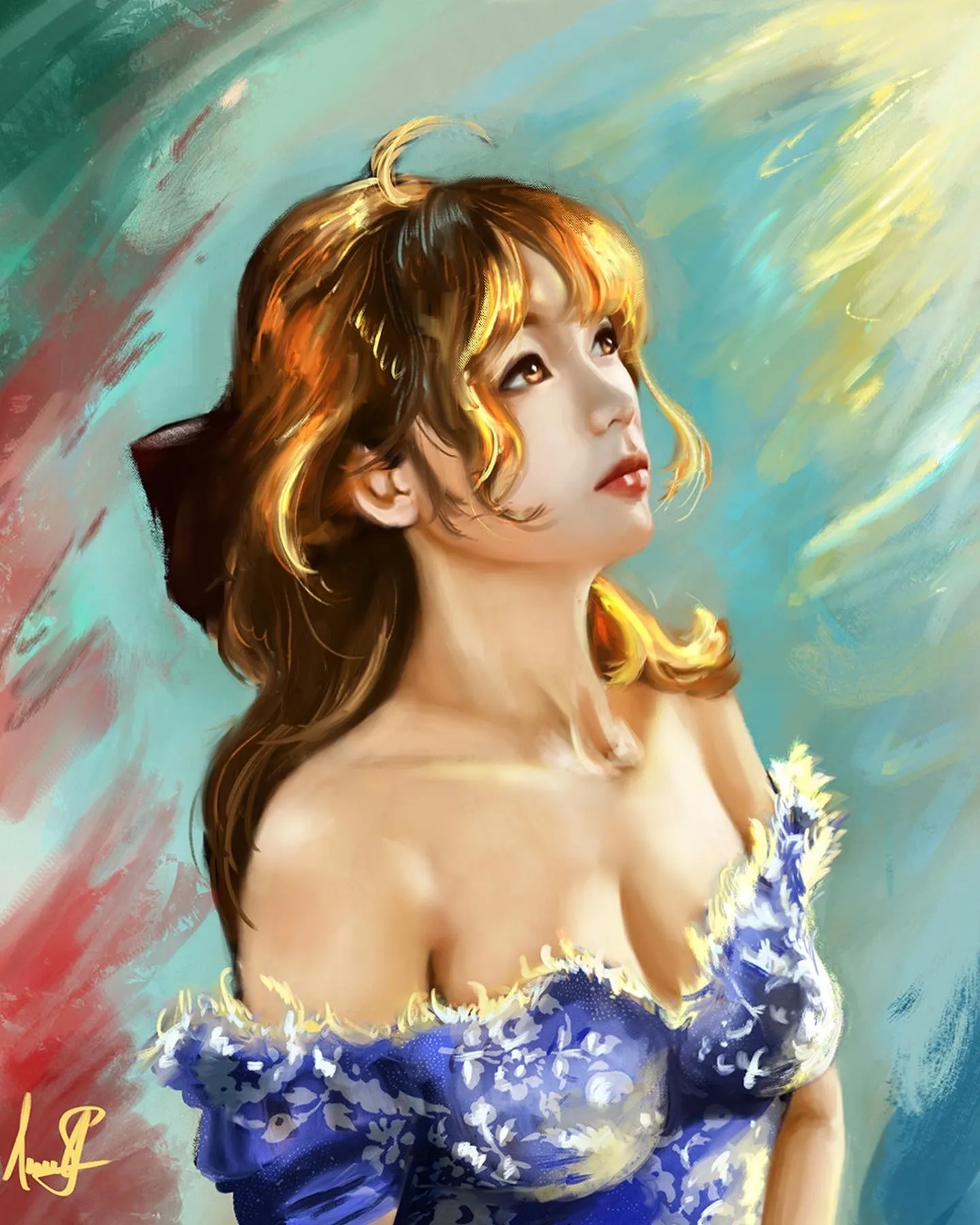 Celeste — Digital, Photoshop, 2024