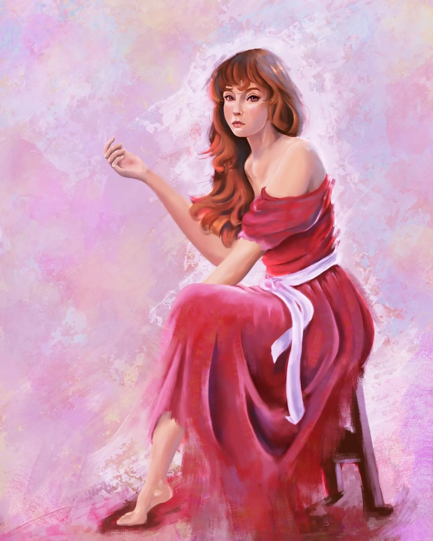 Vestito Rosso — Digital, Photoshop, 2024